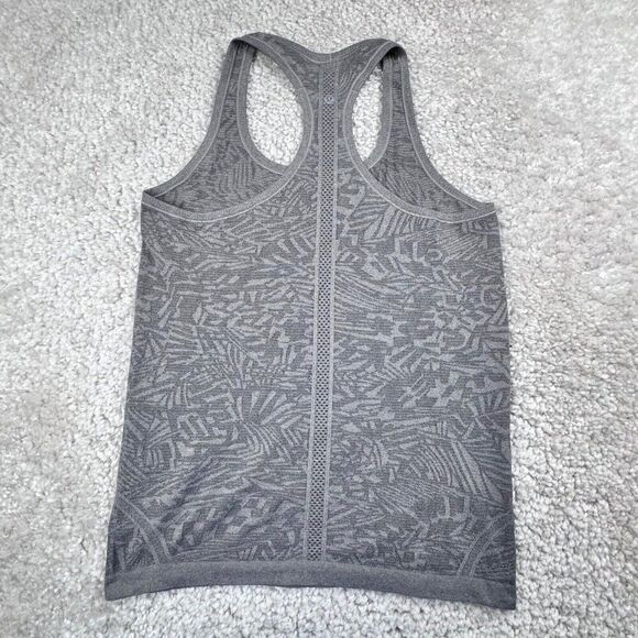 Lululemon Swiftly Tech Racerback Tank Gray Print - Picture 3 of 9